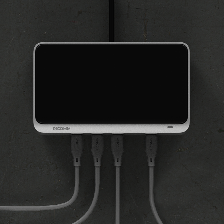 RICOMM GAN charger station 370w