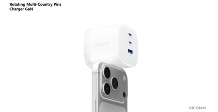 ricomm Rotating Multi-Country Pins charger